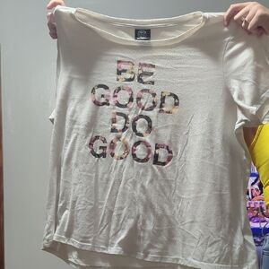 Bobeau Cream Graphic Tee